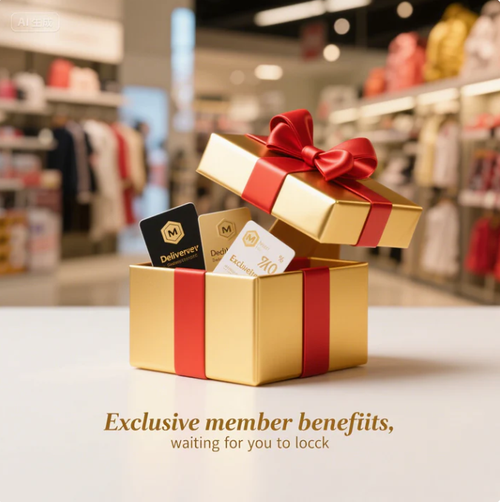 Exclusive member benefits, waiting for you to unlock.