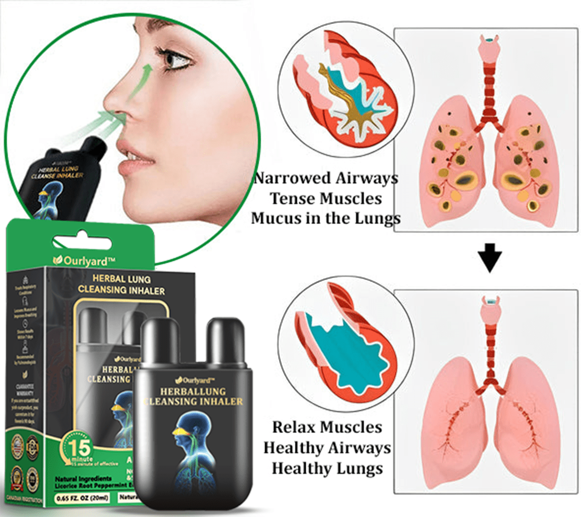 Herbal Lung Cleansing Inhaler